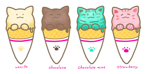 ねこちゃんアイスクリーム