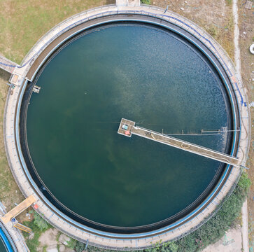 Water Purification Plant from Above