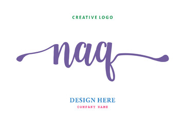 NAQ lettering logo is simple, easy to understand and authoritative