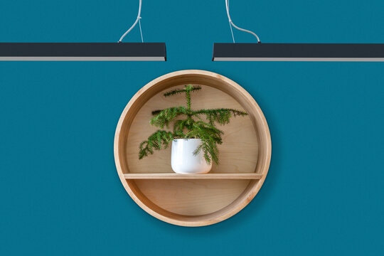 Modern minimalist scandinavian interior detail