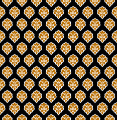 Seamless geometric pattern. Textile fabric print. 