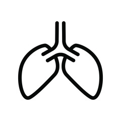 Lungs Icon Design Template.
medical health icon. vector illustration eps 10