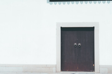Detail view of ancient Chinese architecture.
