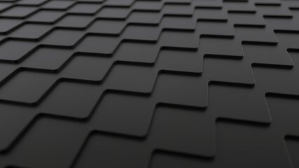 Abstract black dark background 3D pattern for your wallpaper