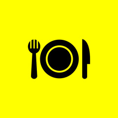 Plate Cutlery Icon 