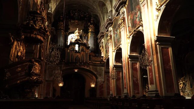 Interior View of Sankt P&ouml;lten Cathedral (Sankt Poelten), Austria