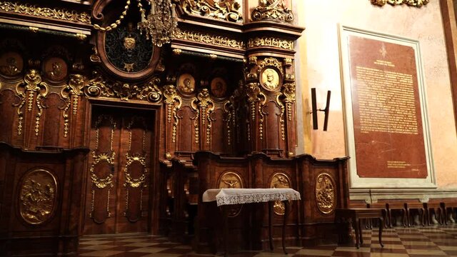 Interior View of Sankt P&ouml;lten Cathedral (Sankt Poelten), Austria