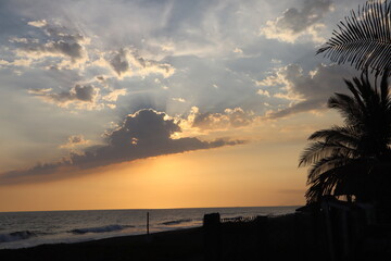 sun is covered by clouds