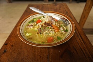 a typical food called soto