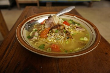 a typical food called soto