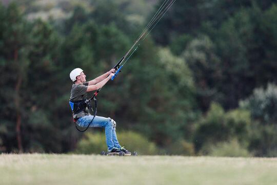 Land Kiteboarding Sport