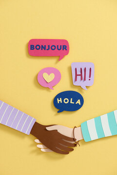 Communication Foreign Languages Greeting Worldwide Concept