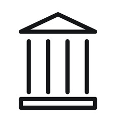 Building Line Vector Icon