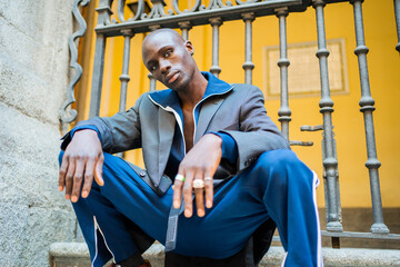 Alternative Black Man On The Streets.