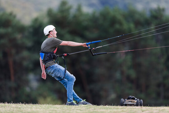 Land Kiteboarding Sport