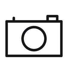 Camera Line Vector Icon