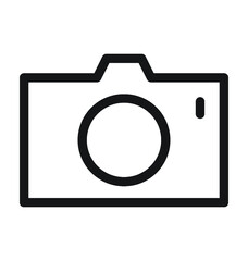 Camera Line Vector Icon