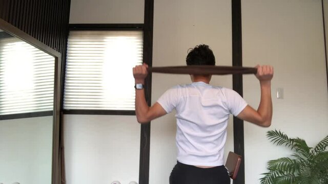 肩こり解消エクササイズ【#棘下筋 #菱形筋 #広背筋 #僧帽筋 #三角筋】#23
