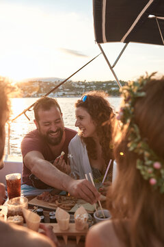 Wedding in a Sailing boat