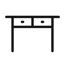 Table Vector Outline Icon 