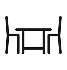 Restaurant Vector Outline Icon 