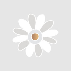 Indian Mandala pattern flower symbol hand drawn