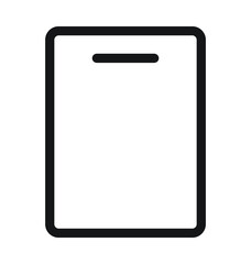 Chopping Board Vector Outline Icon