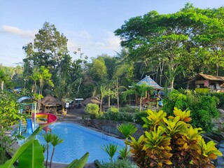 swimming pool in public areas