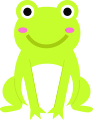 これはカエルのイラストです。