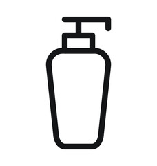 Soap Dispenser Vector Outline Icon