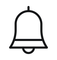 Obraz premium Bell Vector Outline Icon