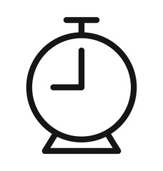 Stopwatch Vector Outline Icon