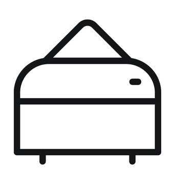 recommend clip art: Toaster Vector Outline Icon