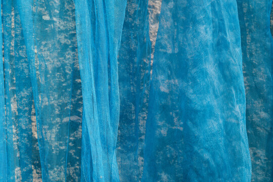 Fototapeta Blue Fish Net