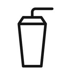 Juice Vector Outline Icon