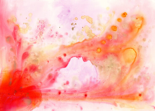 Orange and pink abstract background