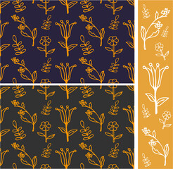 the pattern is gentle spring summer with flowers