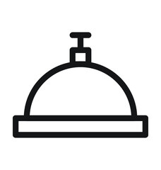 Platter Vector Outline Icon