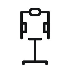 Liveup Bench Vector Outline Icon