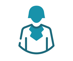 woman user profile single isolated icon with solid line and dash style