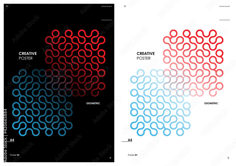 Aufkleber minimal shapes composition. creative design template. abstract background design. colorful modernism
