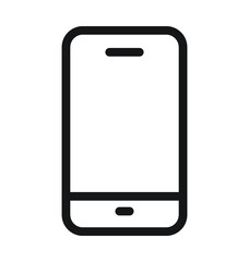 Mobile Line Vector Icon