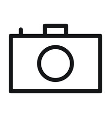 Camera Line Vector Icon