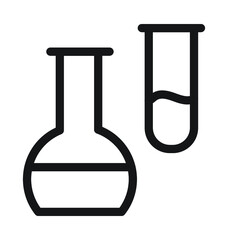 Laboratory Research Line Vector Icon