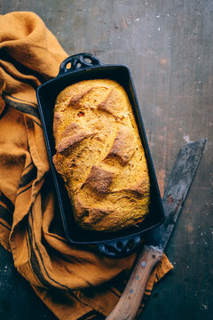 Food: Homemade pumpkin bread