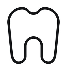 Tooth Line Vector Icon