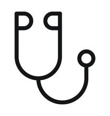 Stethoscope Line Vector Icon