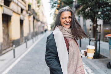 Happy Middle Aged Woman