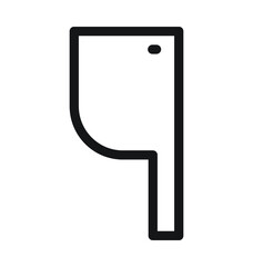 Cleaver Line Vector Icon