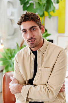 Young designer standing in an office